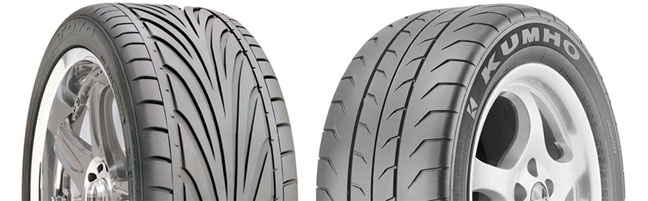 Neumáticos para carretera y para pista: Kumho V70A y Toyo T1R