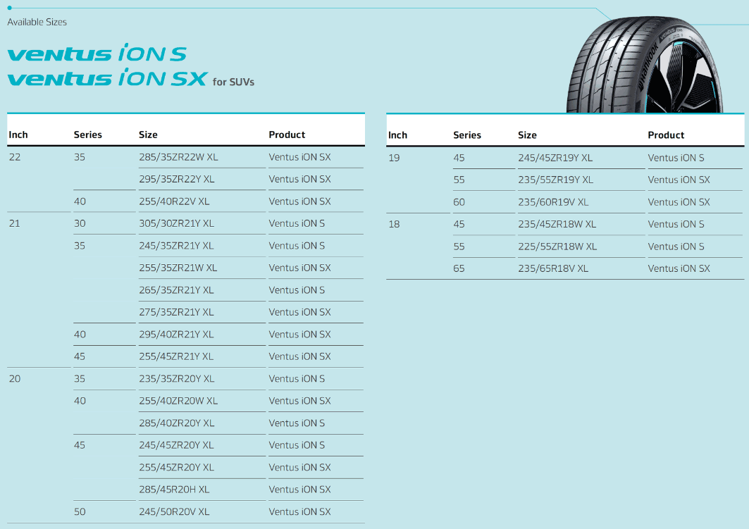 Hankook Ventus iON S